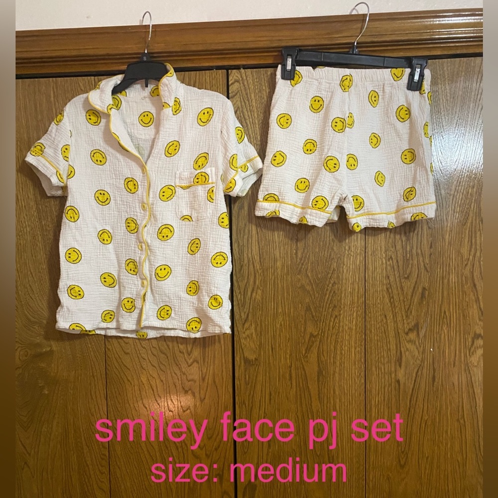Smiley Face PJ Set